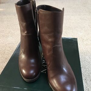 Ralph Lauren brown boots